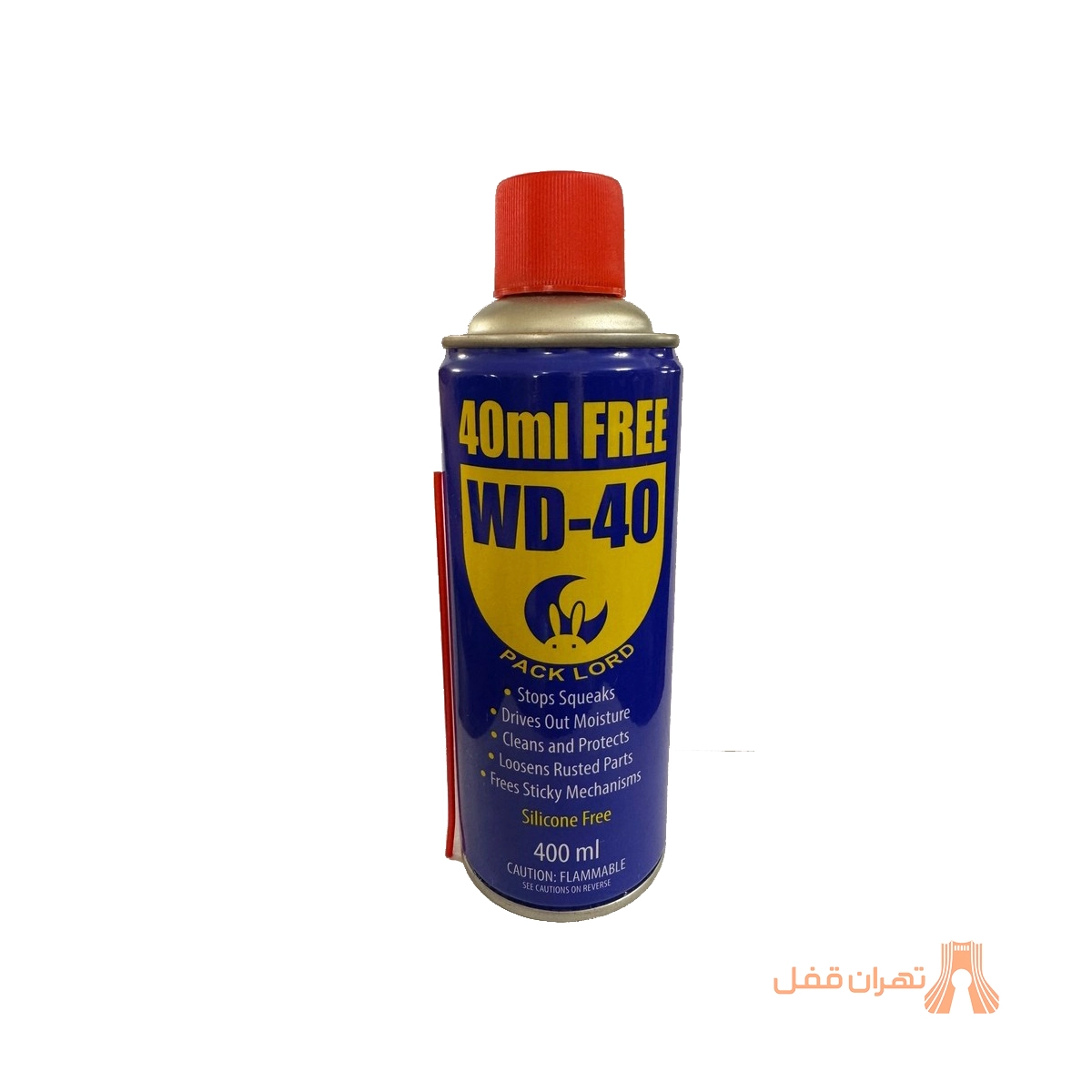 اسپری روان کننده WD40- نمای جلو