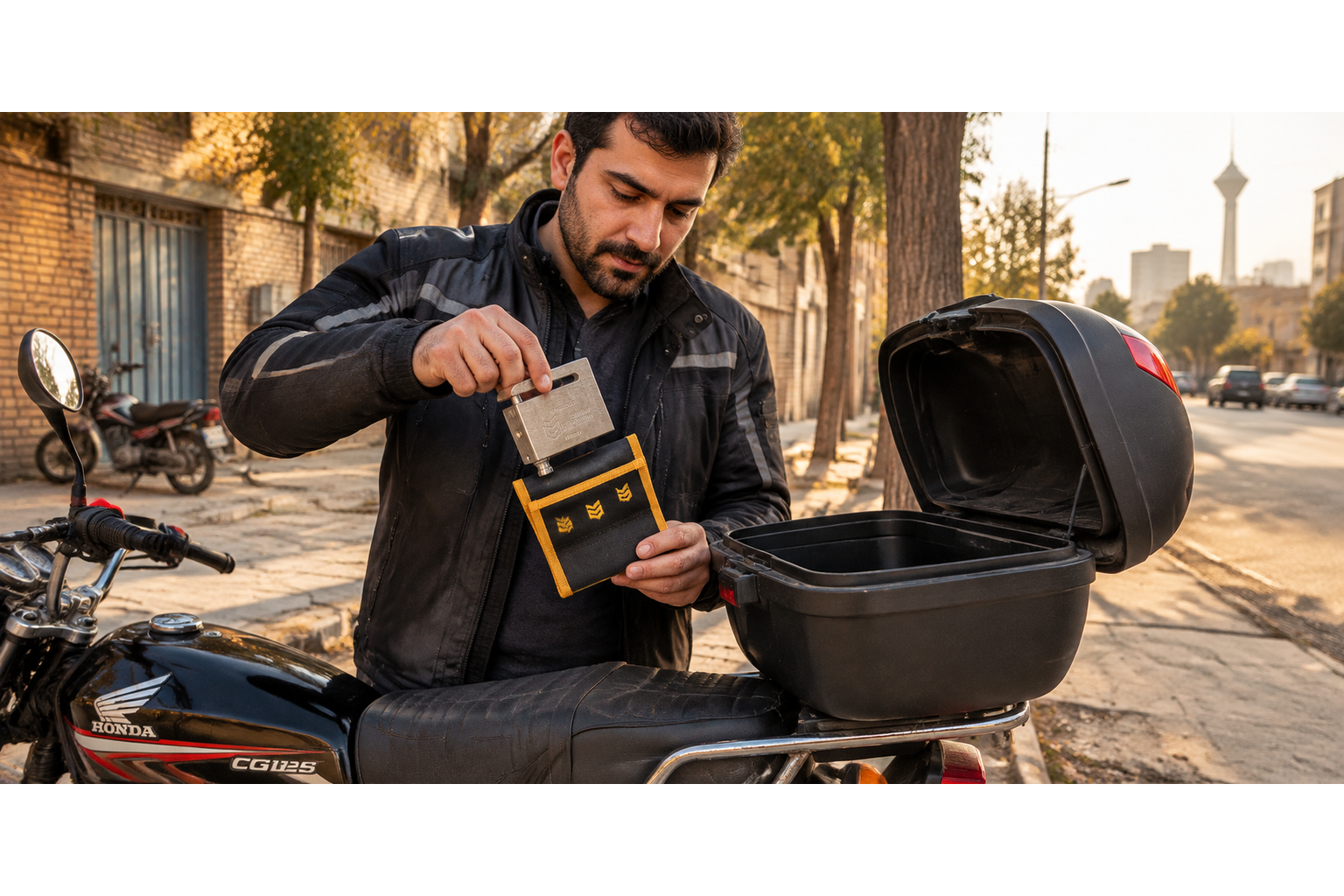 کیف قفل دیسک موتور منیر صنعت- نمای کاربری